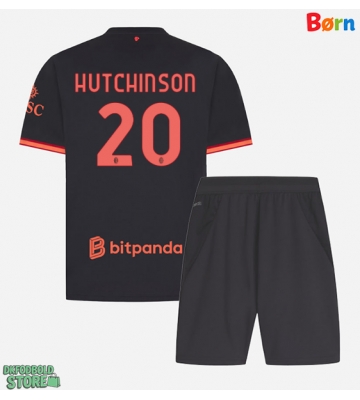 AC Milan Omari Hutchinson #20 Replika Babytøj Tredje sæt Børn 2026-27 Kortærmet (+ Korte bukser)